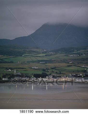 Stock Image - Co Donegal, Dunfanaghy, Ireland; Small Fishing Village On The Water. Fotosearch