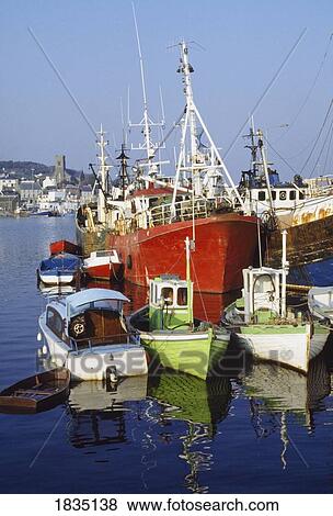 Stock Photo - Co Donegal, Killybegs Harbour,. Fotosearch