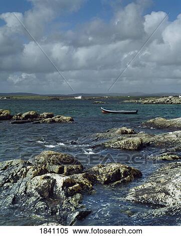 Co Galway, Near Roundstone, Co Galway View Large Photo Image Stock Photography - Co Galway, Near Roundstone, Co Galway. Fotosearch