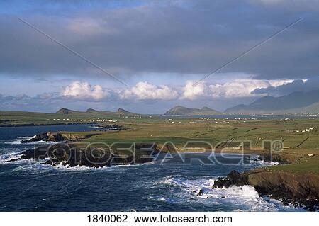 Co Kerry, Clogher Beach, Three Sisters Dingle, View Large Photo Image Stock Image - Co Kerry, Clogher Beach, Three Sisters Dingle,. Fotosearch