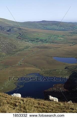 Stock Image - Co Kerry, Connor Pass, Munster, Ireland. Fotosearch
