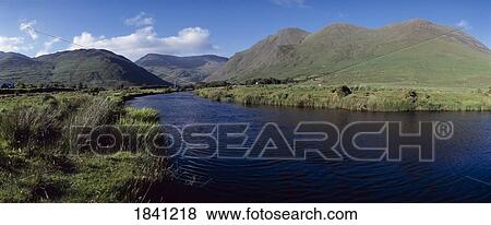 Stock Photo - Co Mayo, Delphi Valley, Mweelrea Mountains,. Fotosearch