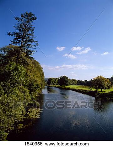 Co Tipperary, River Suir Nr, Ardfinnan, View Large Photo Image Stock Photograph - Co Tipperary, River Suir Nr, Ardfinnan,. Fotosearch