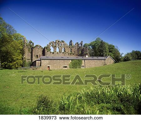 Co Westmeath - Mullingar, The Jealous Wall, At Belvedere House, View Large Photo Image Stock Image - Co Westmeath - Mullingar, The Jealous Wall, At Belvedere House,. Fotosearch