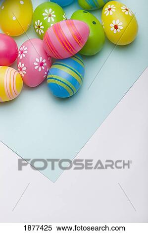 Stock Photography - colorful easter eggs; edmonton, alberta, canada. Fotosearch