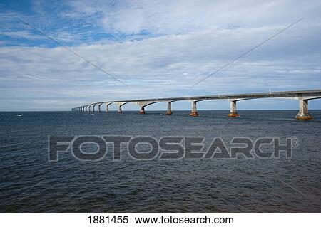 Stock Photography - confederation bridge; canada. Fotosearch