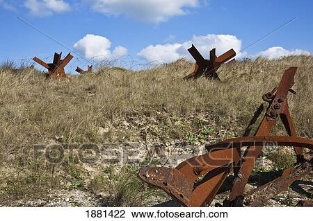 D Day Landing On Omaha Beach Normandy France Stock Image