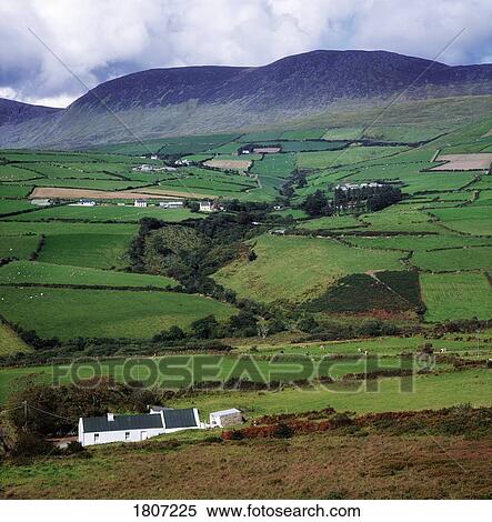 Stock Photography - Dingle Peninsula, Co Kerry, Ireland, Farmscape. Fotosearch
