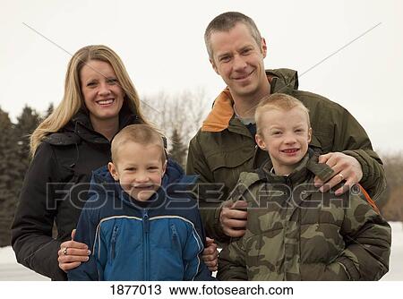 edmonton, alberta, canada; a family outdoors and dressed for winter weather View Large Photo Image Stock Image - edmonton, alberta, canada; a family outdoors and dressed for winter weather. Fotosearch