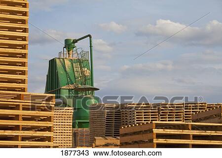 edmonton, alberta, canada; sawmill for wooden pallet manufacturing View Large Photo Image Stock Image - edmonton, alberta, canada; sawmill for wooden pallet manufacturing. Fotosearch
