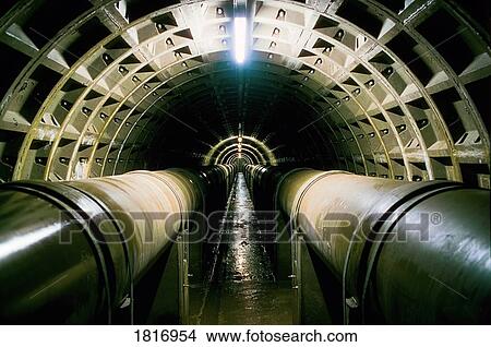 Picture - Environmental Waste Disposal Pipes. Fotosearch