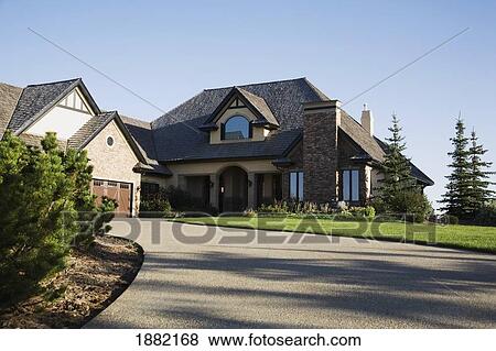 estate home; st. albert, alberta, canada View Large Photo Image Stock Photo - estate home; st. albert, alberta, canada. Fotosearch