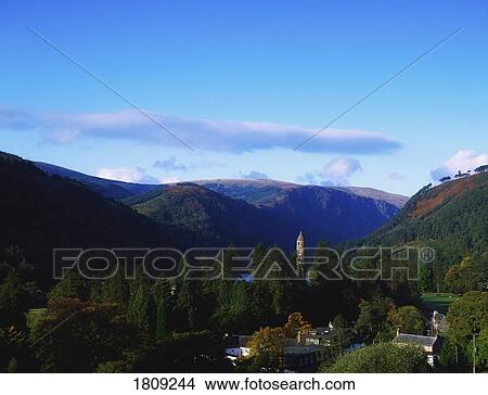 Picture - Glendalough, Co Wicklow, Ireland. Fotosearch