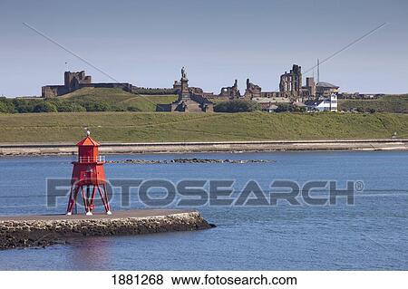 groyne at the entrance of river tyne; south shields, tyne and wear, england View Large Photo Image Stock Photo - groyne at the entrance of river tyne; south shields, tyne and wear, england. Fotosearch