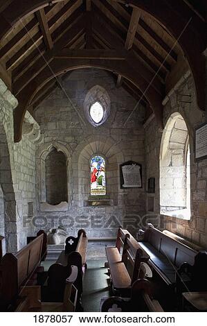interior of a small church; northumberland, england View Large Photo Image Stock Photo - interior of a small church; northumberland, england. Fotosearch
