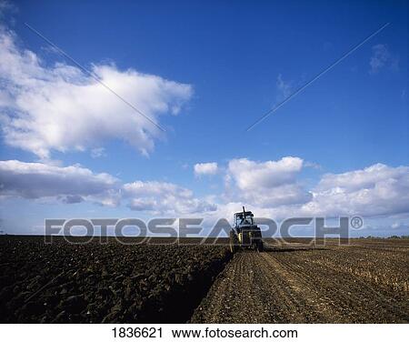 Ireland; Tractor Ploughing Field View Large Photo Image Stock Image - Ireland; Tractor Ploughing Field. Fotosearch