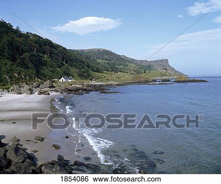 Stock Photograph - Murlough Bay And Fair Head, County Antrim, Northern Ireland. Fotosearch