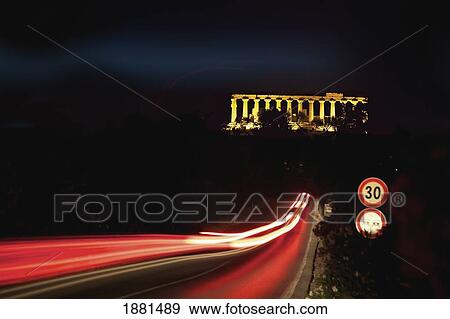 outside the valley of the temples at night; agrigento, siciliy, italy View Large Photo Image Stock Photo - outside the valley of the temples at night; agrigento, siciliy, italy. Fotosearch