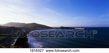 Stock Photo - Peel, Isle Of Man. Fotosearch