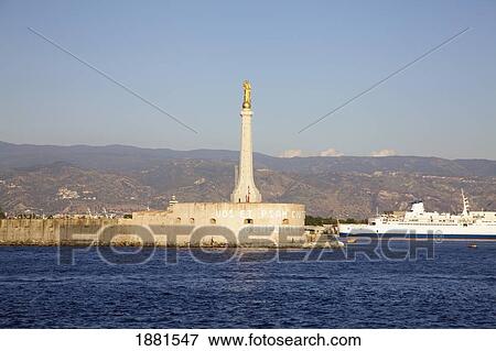 Stock Photo - port of messina; messina, sicily, italy. Fotosearch