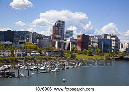 portland, oregon, united states of america; waterfront along the willamette river View Large Photo Image Stock Photograph - portland, oregon, united states of america; waterfront along the willamette river. Fotosearch