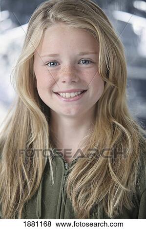 Stock Photo - portrait of a girl. Fotosearch