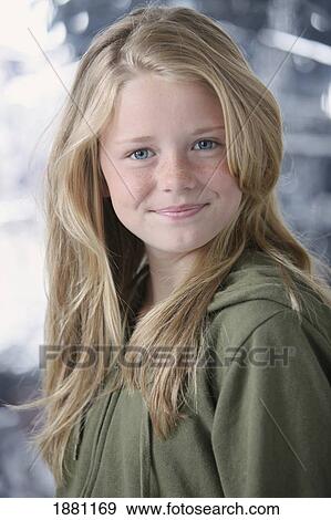 Stock Photo - portrait of a girl. Fotosearch