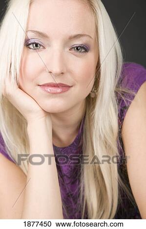 portrait of a young woman; edmonton, alberta, canada View Large Photo Image Stock Image - portrait of a young woman; edmonton, alberta, canada. Fotosearch