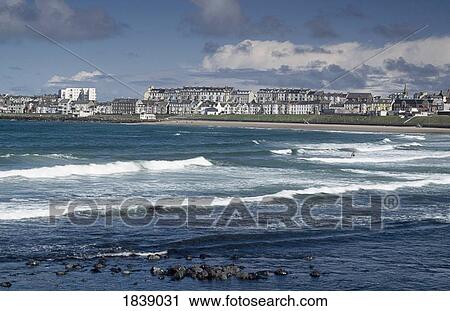 Portrush, County Antrim, Ireland, North Antrim Coast View Large Photo Image Stock Image - Portrush, County Antrim, Ireland, North Antrim Coast. Fotosearch