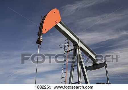 Stock Photography - pumpjack; alberta, canada. Fotosearch