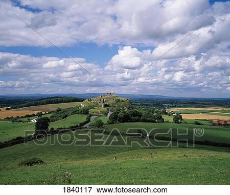 Stock Photo - Rock Of Dunamase, Near Portlaois, Co Laois, Ireland. Fotosearch