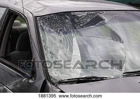 smashed car; waterloo, quebec, canada View Large Photo Image Stock Photography - smashed car; waterloo, quebec, canada. Fotosearch