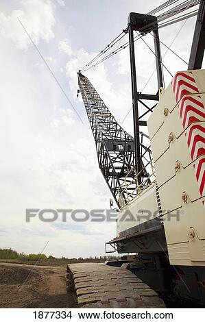 st. albert, alberta, canada; large crane for bridge construction View Large Photo Image Picture - st. albert, alberta, canada; large crane for bridge construction. Fotosearch