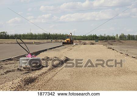 st. albert, alberta, canada; road construction in a commercial site View Large Photo Image Stock Image - st. albert, alberta, canada; road construction in a commercial site. Fotosearch