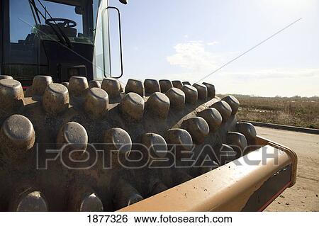 Stock Photograph - st. albert, alberta, canada; road construction in a commercial development. Fotosearch