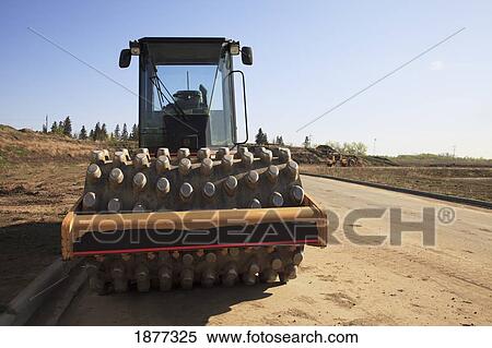 Stock Photography - st. albert, alberta, canada; road construction in a commercial development. Fotosearch
