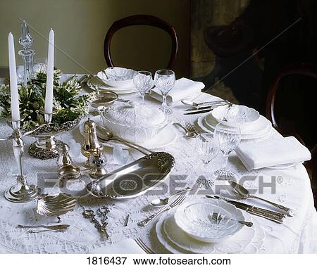 Stock Photo - Table Setting. Fotosearch