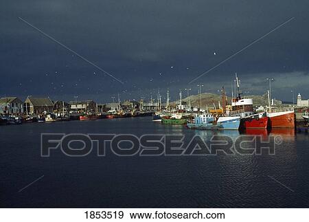 Town Waterfront And Marina, Howth, County Dublin, Ireland View Large Photo Image Stock Photo - Town Waterfront And Marina, Howth, County Dublin, Ireland. Fotosearch