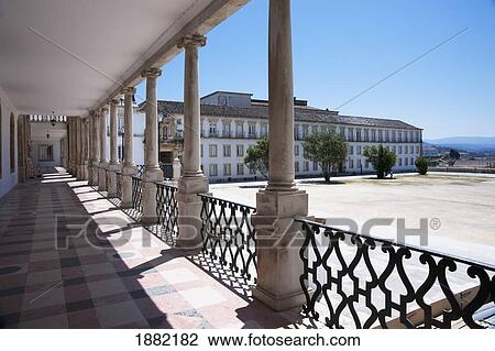 view of the courtyard of coimbra university from the via latina; coimbra, portugal View Large Photo Image Stock Image - view of the courtyard of coimbra university from the via latina; coimbra, portugal. Fotosearch