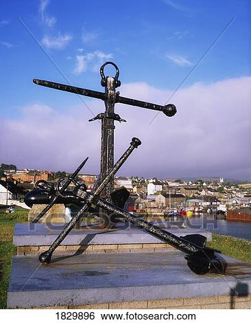 Stock Photograph - Wicklow, County Wicklow, Ireland, Anchors. Fotosearch
