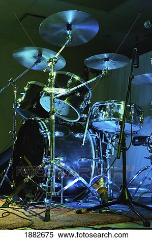 A Drum Kit And Microphone; Bashaw, Alberta, Canada View Large Photo Image Stock Photography - A Drum Kit And Microphone; Bashaw, Alberta, Canada. Fotosearch