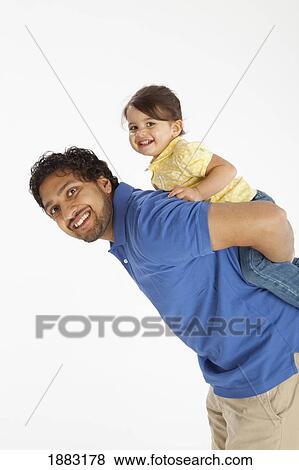 A Father With His Young Daughter View Large Photo Image Stock Photo - A Father With His Young Daughter. Fotosearch