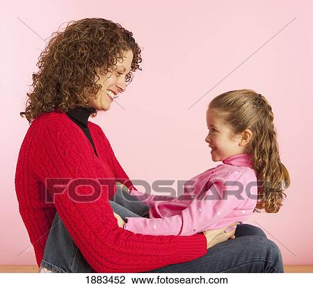 A Mother With Her Daughter View Large Photo Image Stock Image - A Mother With Her Daughter. Fotosearch