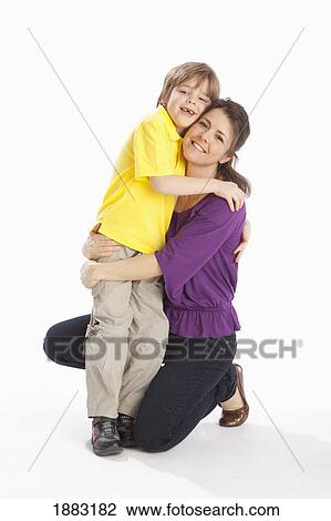 A Mother With Her Son View Large Photo Image Stock Image - A Mother With Her Son. Fotosearch