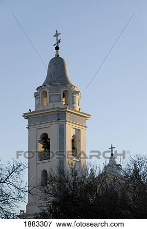 Bell Tower Of The Recoleta Church: Buenos Aires, Argentina View Large Photo Image Stock Photo - Bell Tower Of The Recoleta Church: Buenos Aires, Argentina. Fotosearch