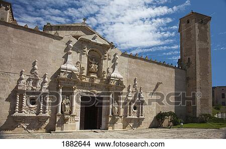 Entrance To The Monastery Of Santa Maria De Poblet; Catalonia, Spain View Large Photo Image Picture - Entrance To The Monastery Of Santa Maria De Poblet; Catalonia, Spain. Fotosearch