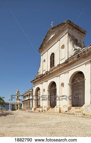 Iglesia Parroquial De La Santisima Trinidad (Church Of The Holy Trinity), The Largest Church In Cuba; Trinidad, Cuba View Large Photo Image Stock Image - Iglesia Parroquial De La Santisima Trinidad (Church Of The Holy Trinity), The Largest Church In Cuba; Trinidad, Cuba. Fotosearch