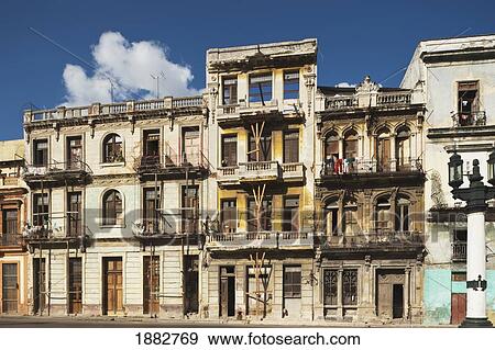 Inhabited Cuban Houses At The Rear Of The Capitolio Nacional Building; Havana, Cuba View Large Photo Image Stock Photo - Inhabited Cuban Houses At The Rear Of The Capitolio Nacional Building; Havana, Cuba. Fotosearch