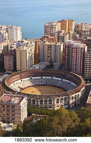 La Malagueta Bullring And Port; Malaga, Andalusia, Spain View Large Photo Image Stock Image - La Malagueta Bullring And Port; Malaga, Andalusia, Spain. Fotosearch