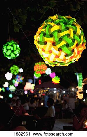 Lanterns At A Beach Restaurant; Samui Island, Koh Samui, Thailand View Large Photo Image Stock Image - Lanterns At A Beach Restaurant; Samui Island, Koh Samui, Thailand. Fotosearch